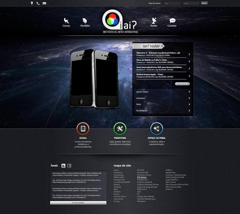 Site do iAi? em 2012